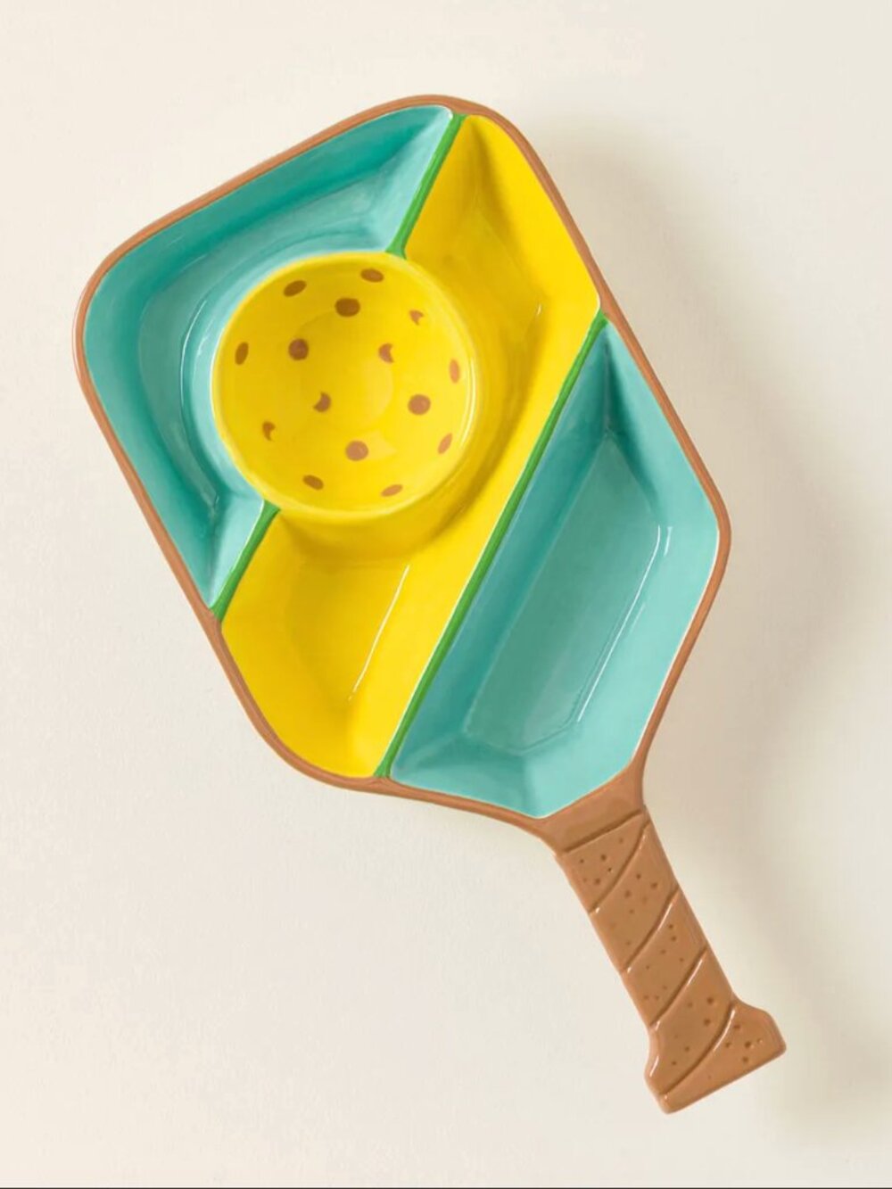 NEW Uncommon Goods Pickleball Paddle Snack Tray